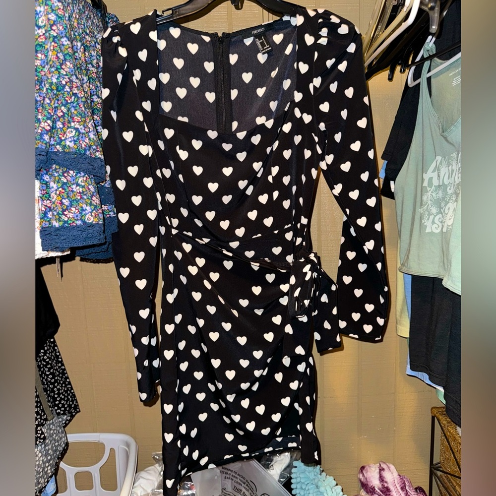 Long sleeve fitted dress